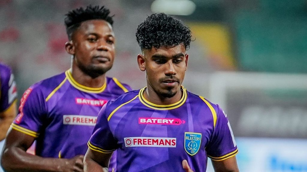 Kerala Blaster FC midfielder Vibin Mohanan