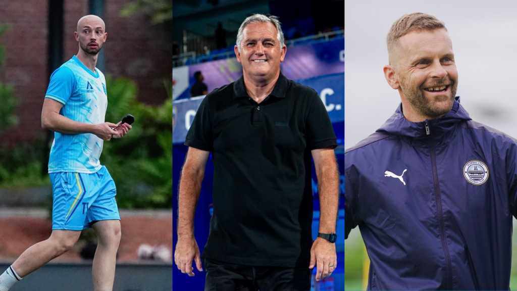 Owen Coyle, Petr Kratky and Tomasz Tchorz.