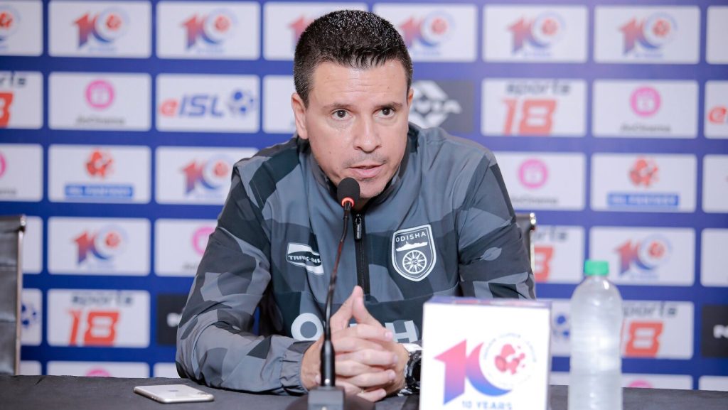 Odisha FC head coach Segio Lobera