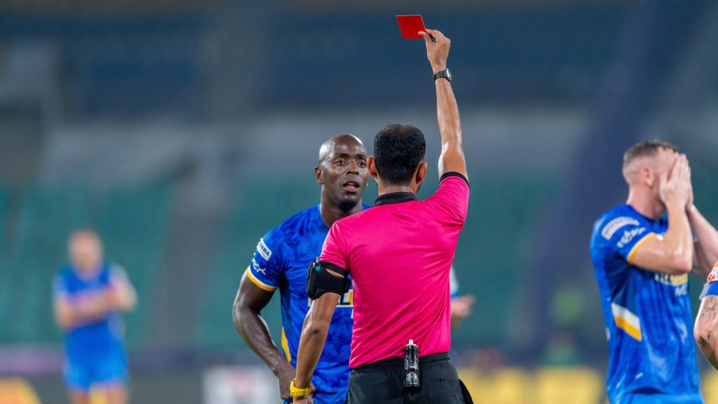 Wilmar Jordan's red card against Kerala Blasters was reduced to a yellow by the AIFF Disciplinary committee.