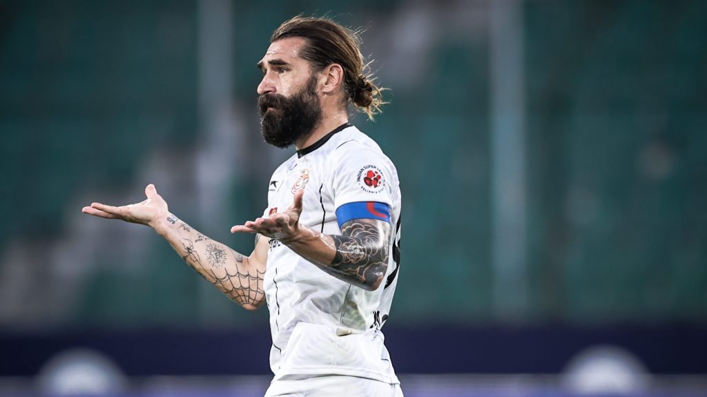 Luka Majcen pulled one back for Punjab FC at the start of the second half.