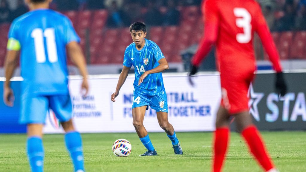 Ayush Chhetri made his debut for the Indian National team against Maldives. 