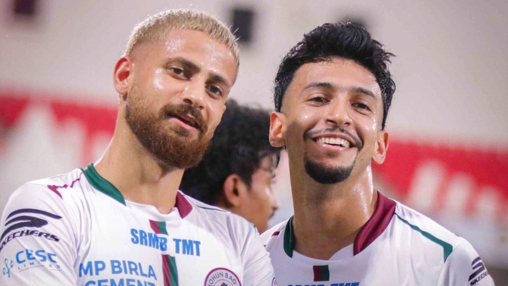 Mohun Bagan players Deepak Tangri and Sahal Abdul Samad!