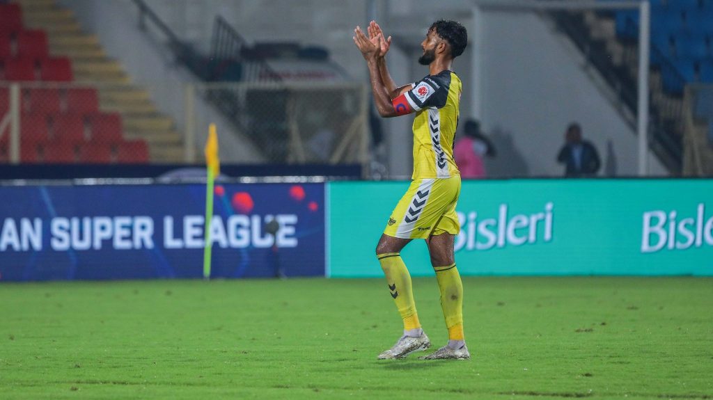 Hyderabad FC captain Alex Saji