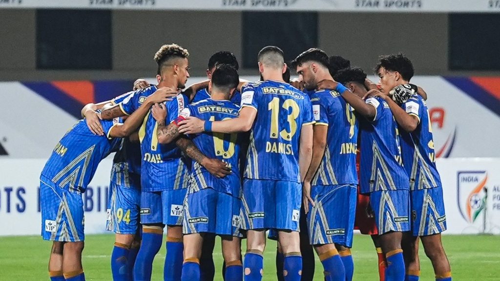 Kerala Blasters in action in the previous edition of the Super Cup.