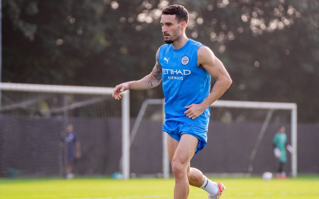 Jorge Ortiz in training with Mumbai City FC