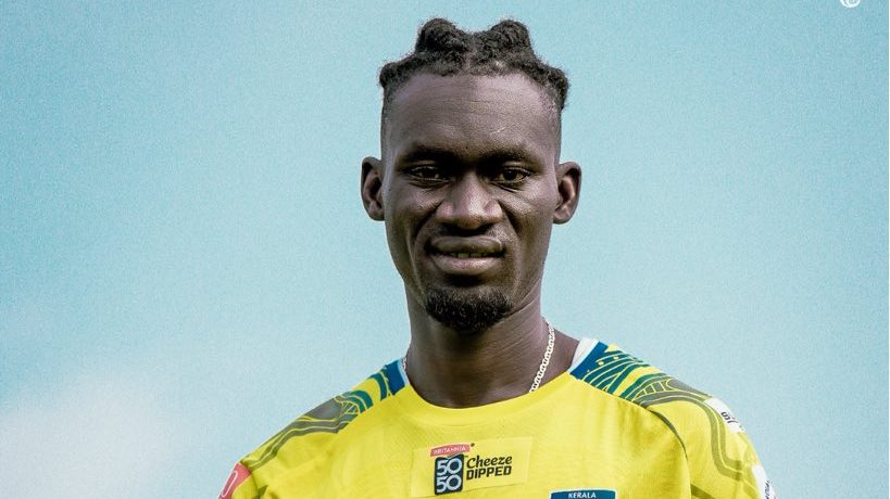 Kerala Blasters new signing Ndiaye Fallou in training ahead of ISL 2025-26