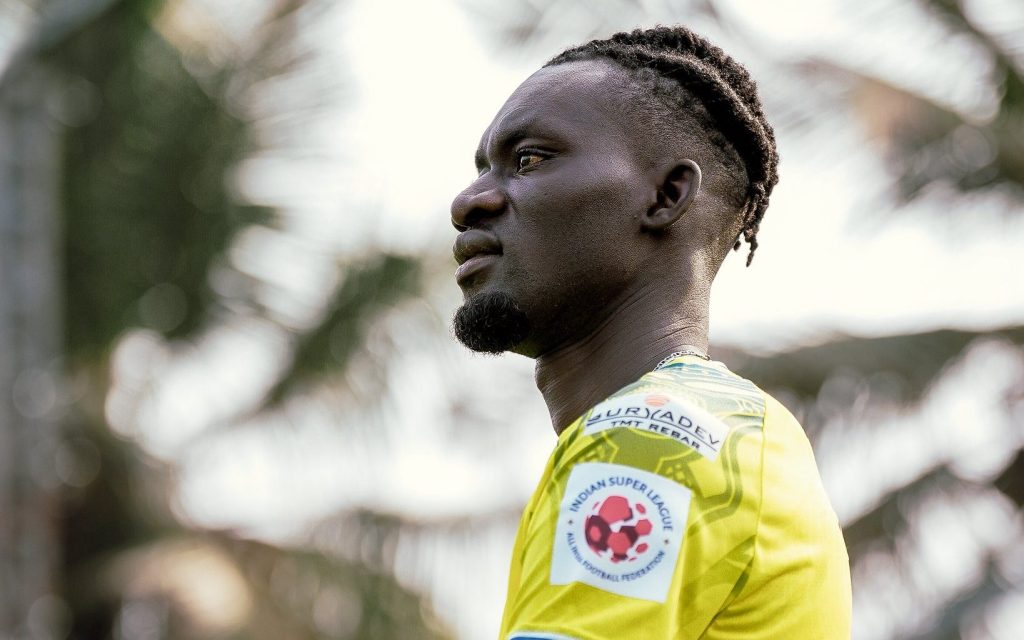 Kerala Blasters new signing Ndiaye Fallou in training