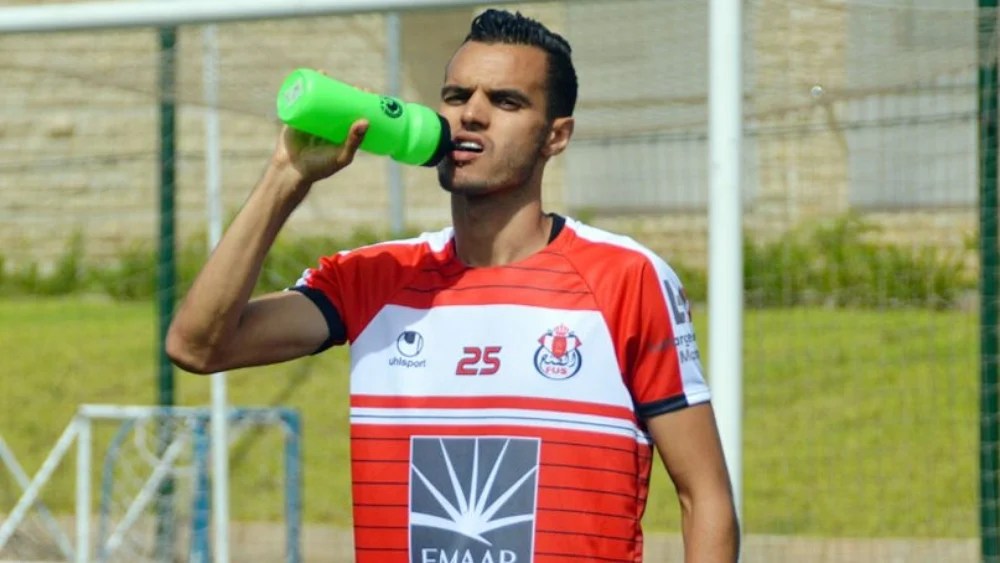 Karim Benaraf in training for FUS Rabat
