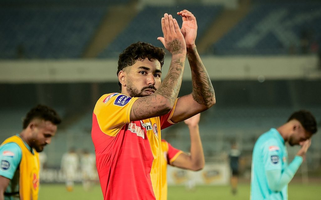 East Bengal's brazilian midfielder Miguel Figueira