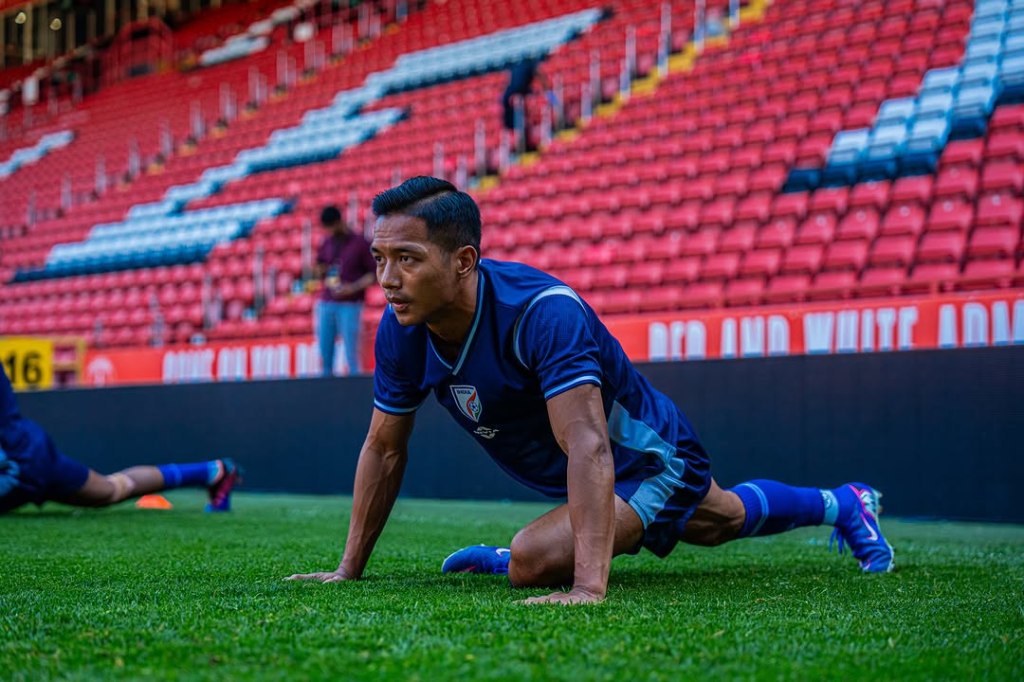 Indian forward Lallianzula Chhangte in action in Unity Cup 2026