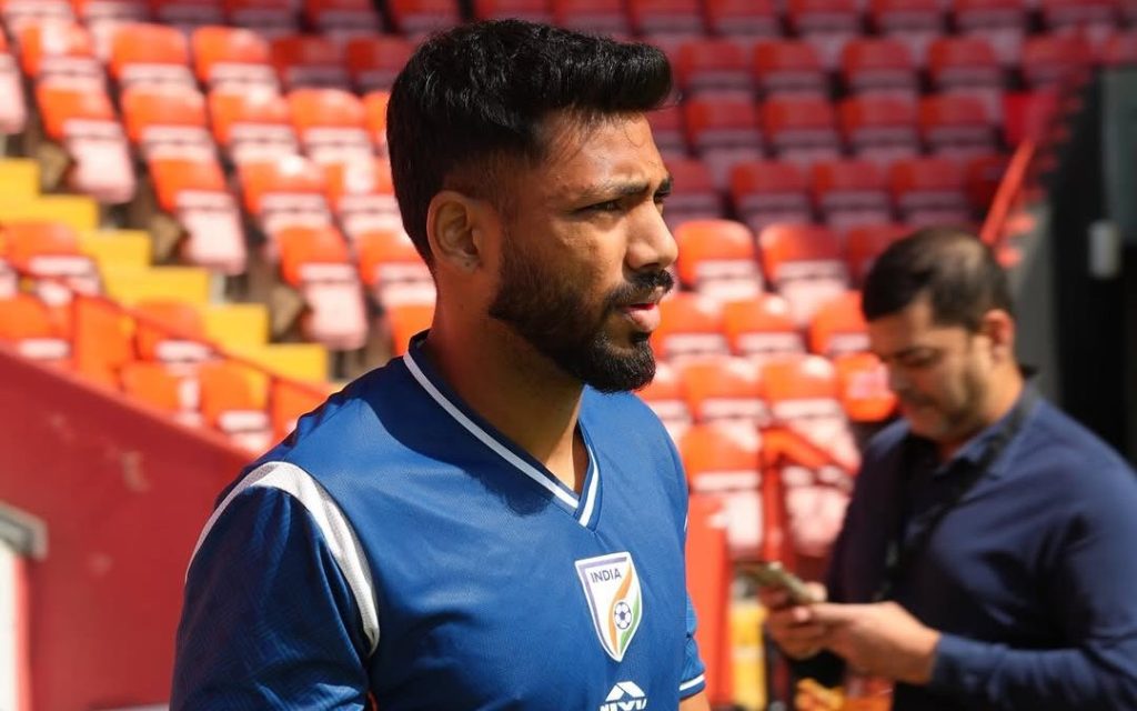 Indian forward Rahim Ali in action in Unity Cup 2026