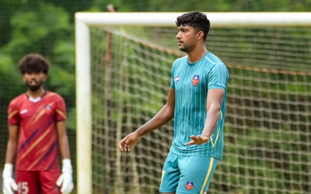 Rudra Ved Moola Indian defender playing for FC Goa