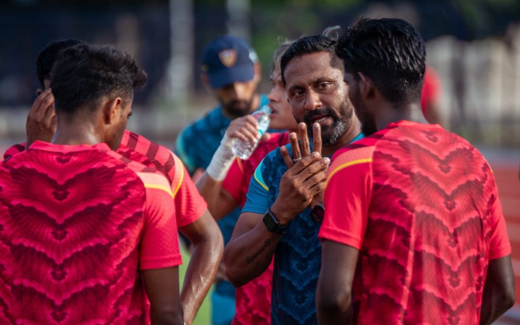 Clifford Miranda in training for Chennaiyin FC