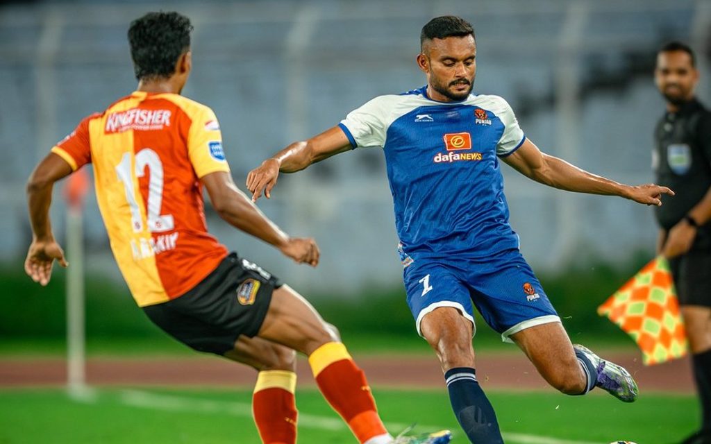 Muhammad Uvais in action for Punjab FC