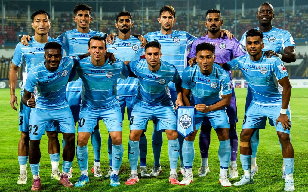 Mumbai City FC players ahead of kick-off in ISL 2026-27