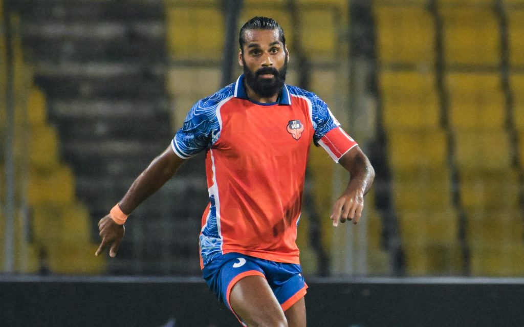Sandesh Jhingan in action for FC Goa in ISL 2026-27