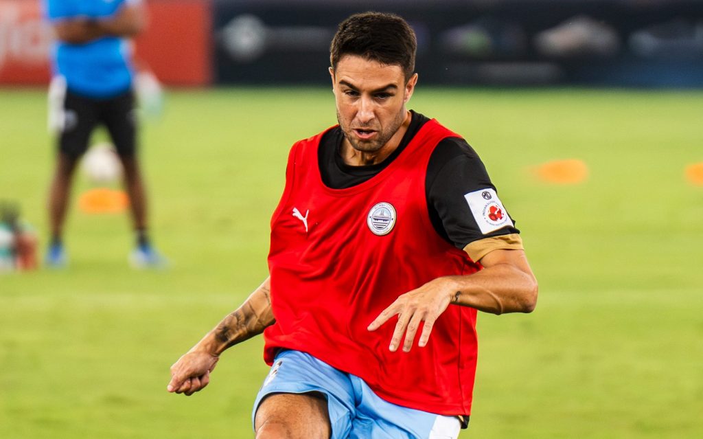 Sergio Llamas in action for Mumbai City FC in ISL 2026-27